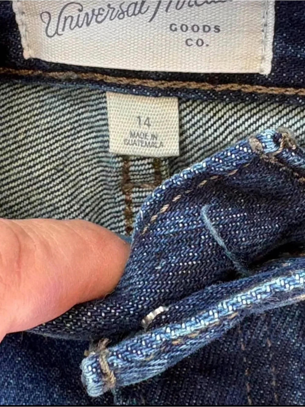 Universal Thread Dark Blue Denim Shorts - Picture 5 of 7